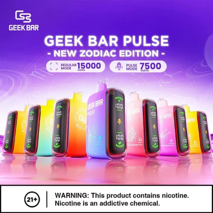 美國原裝 Geek Bar Pulse Vape 小火箭 脈衝 拋棄式電子煙 7500口